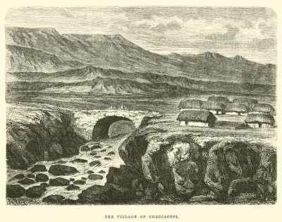 The Village of Checcacupi by Edouard Riou